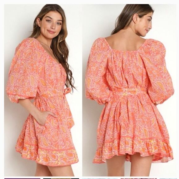 Cleobella Grace Mini Dress‎ - Picture 2 of 7